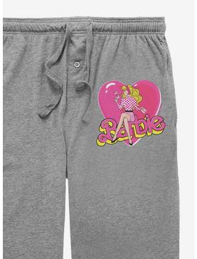 Barbie Logo Heart Pajama Pants, GRAPHITE HEATHER, hi-res