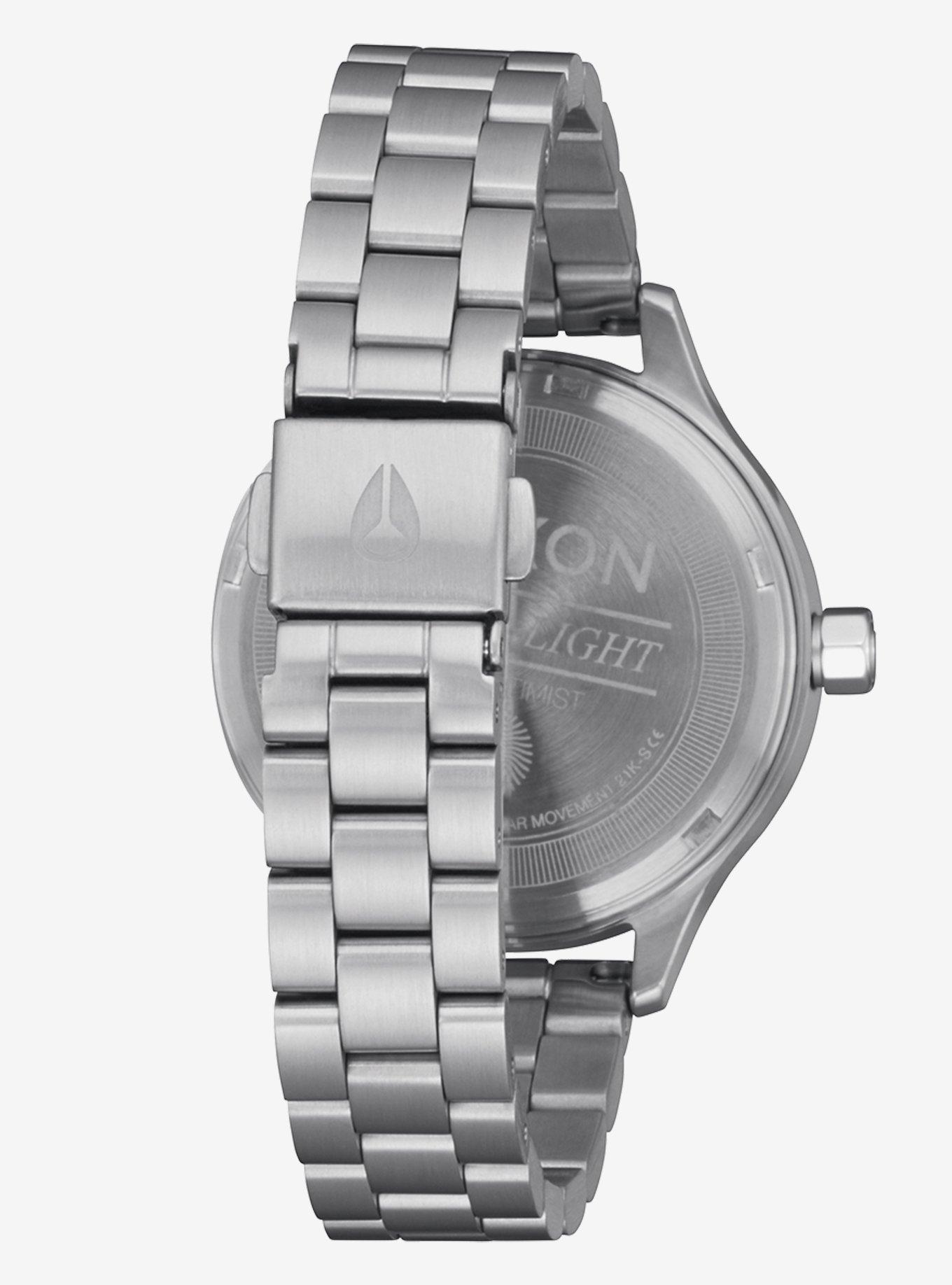Nixon Optimist Silver Mother Of Pearl Watch, , alternate