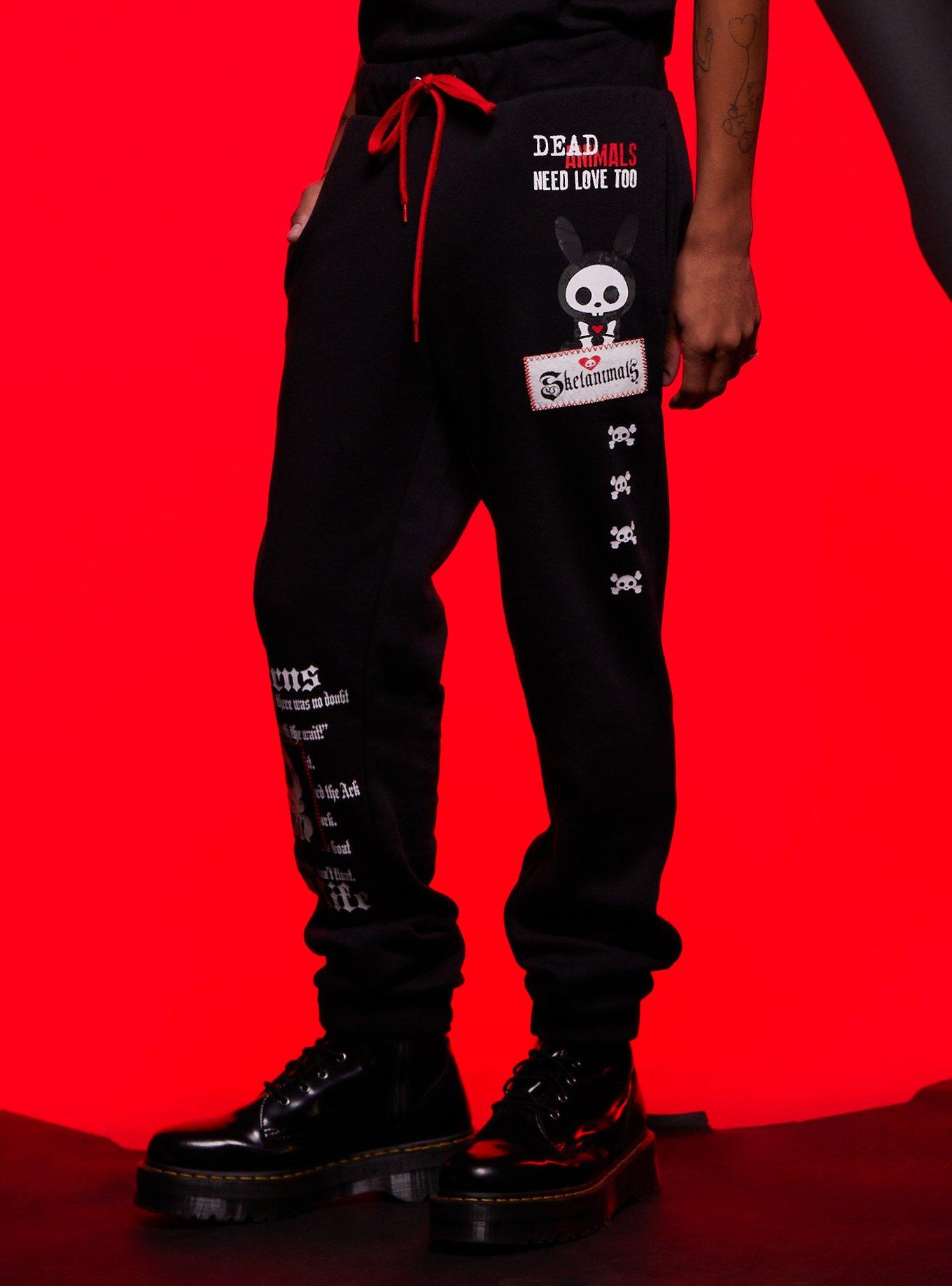 Skelanimals Character Sweatpants, BLACK, alternate