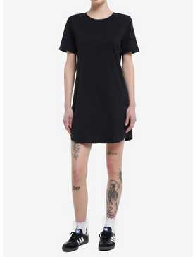 Black T-Shirt Dress, , hi-res