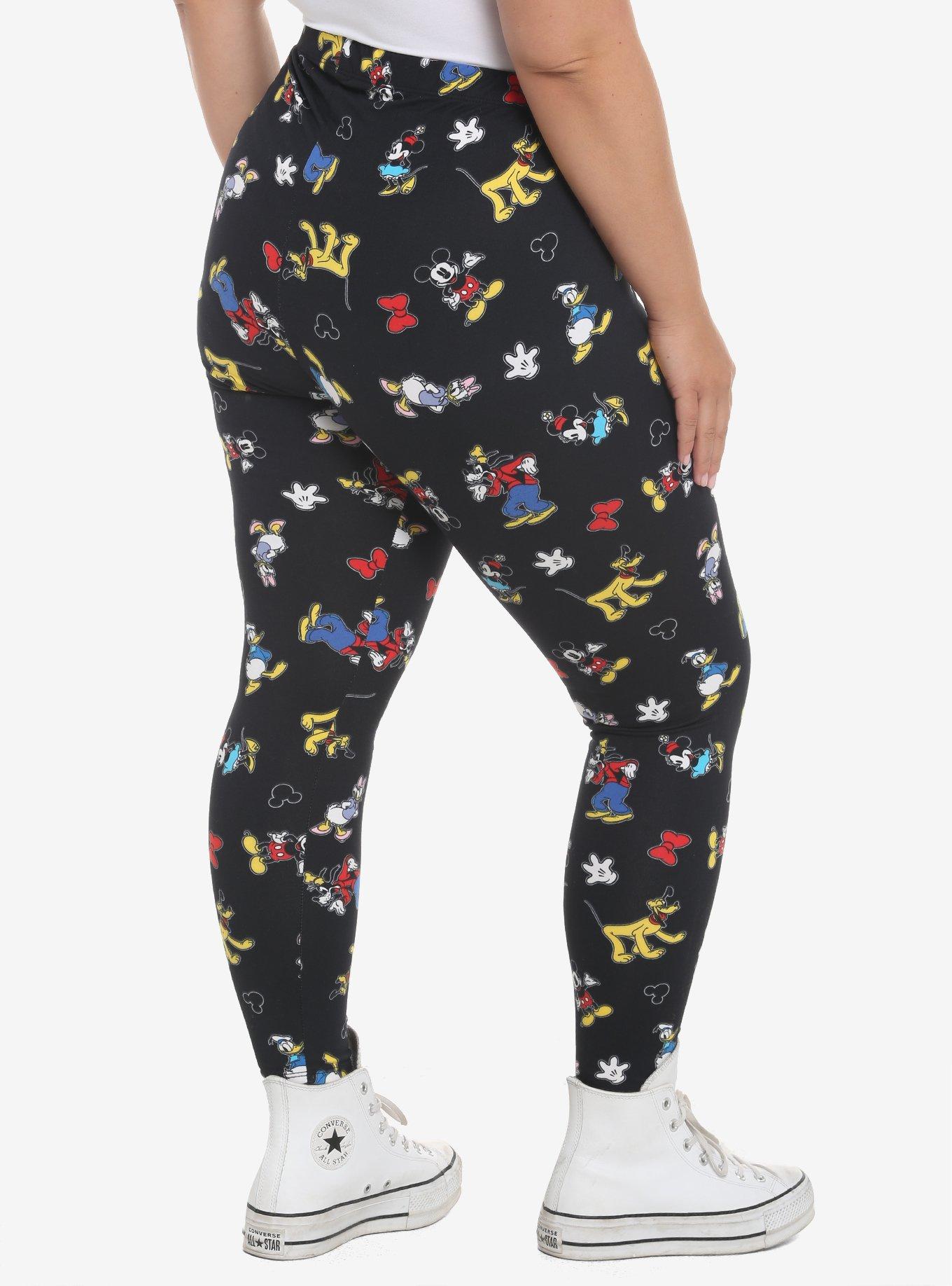 Her Universe Disney Mickey Mouse & Friends Leggings Plus Size, MULTI, alternate