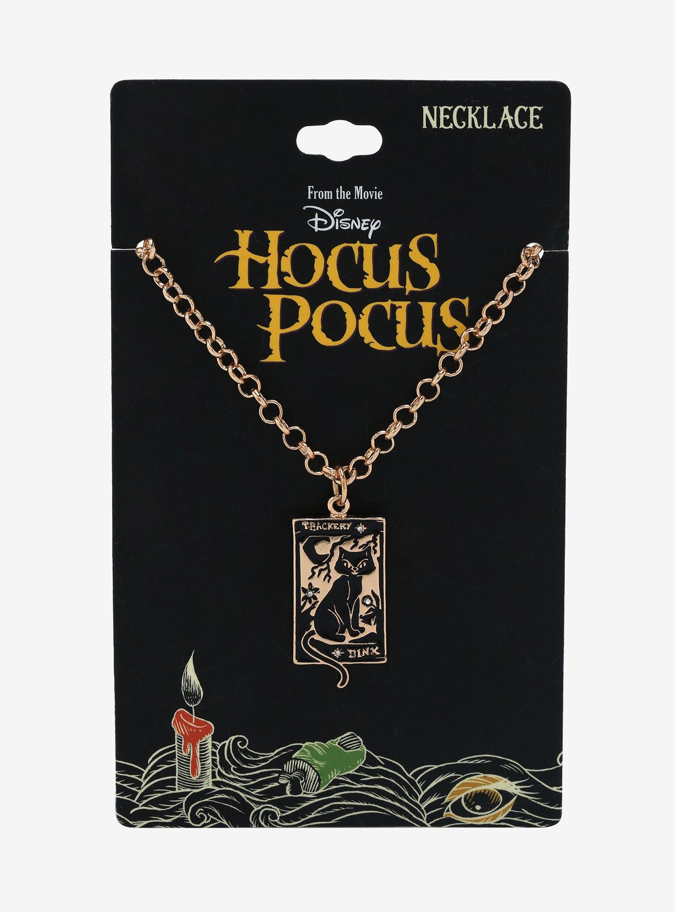 Disney Hocus Pocus Thackery Binx Necklace - BoxLunch Exclusive, , alternate