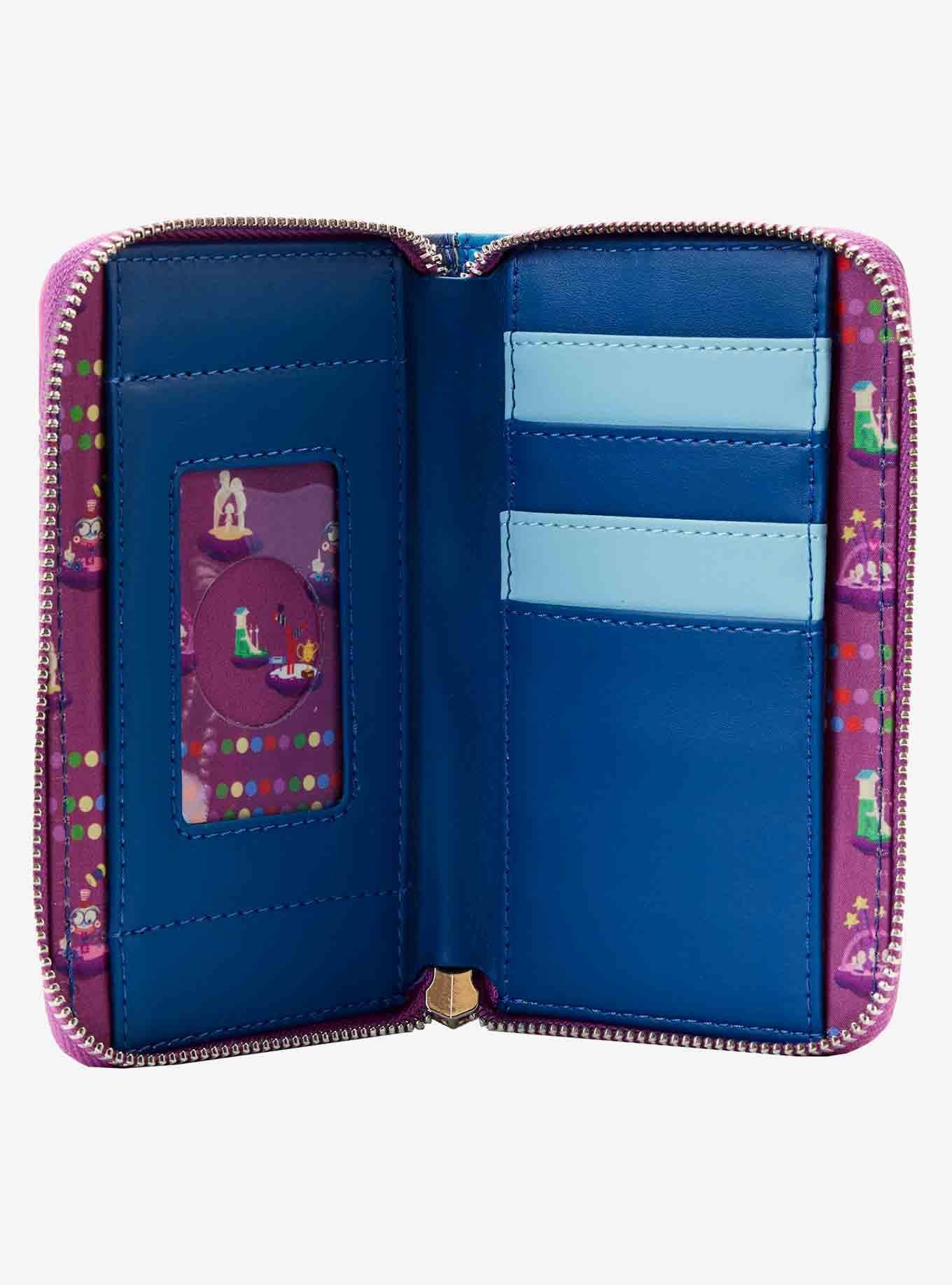 Loungefly Disney Pixar Inside Out Glow-In-The-Dark Zipper Wallet, , alternate