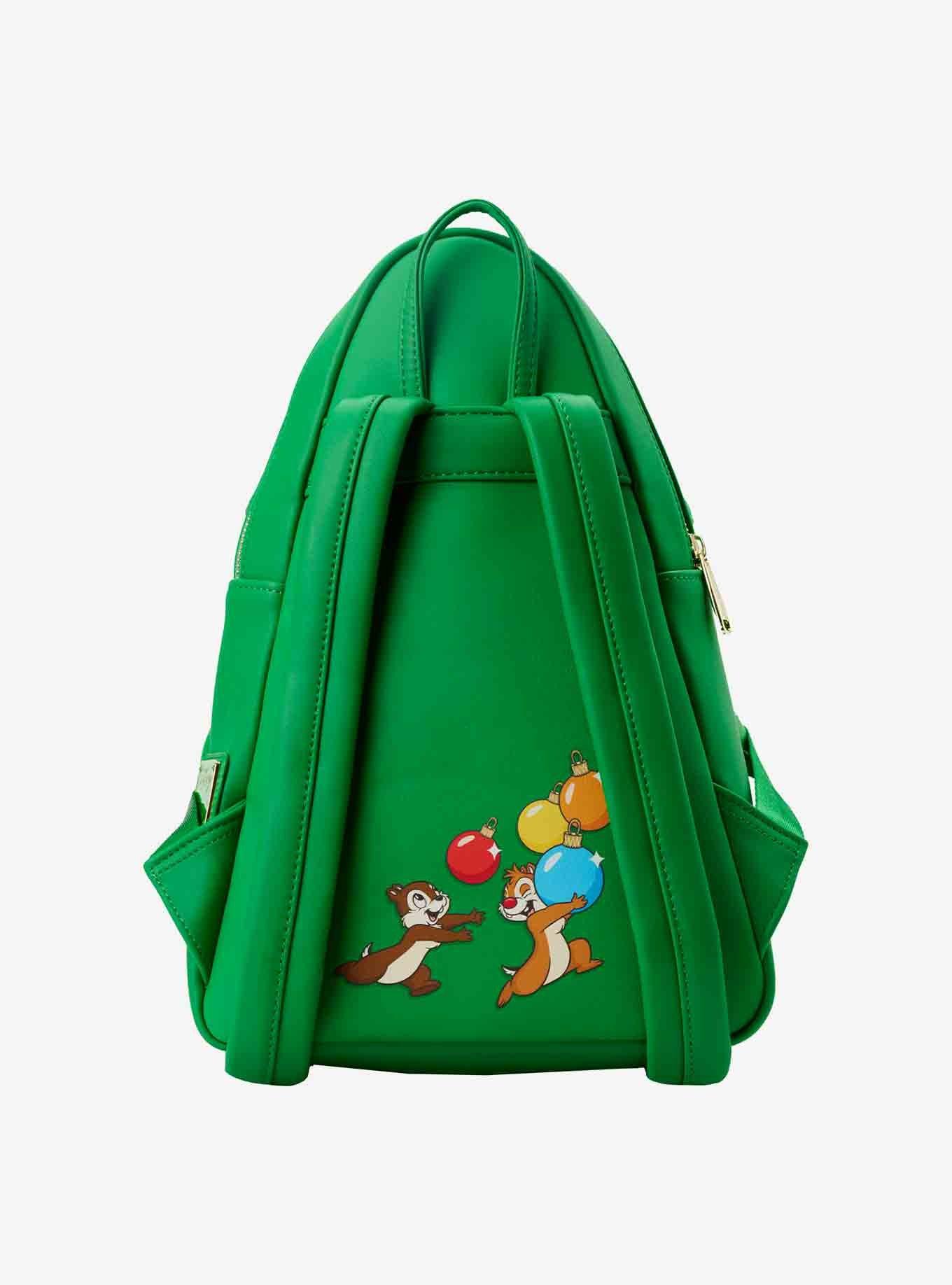 Loungefly Disney Chip 'N Dale Christmas Tree Mini Backpack, , alternate