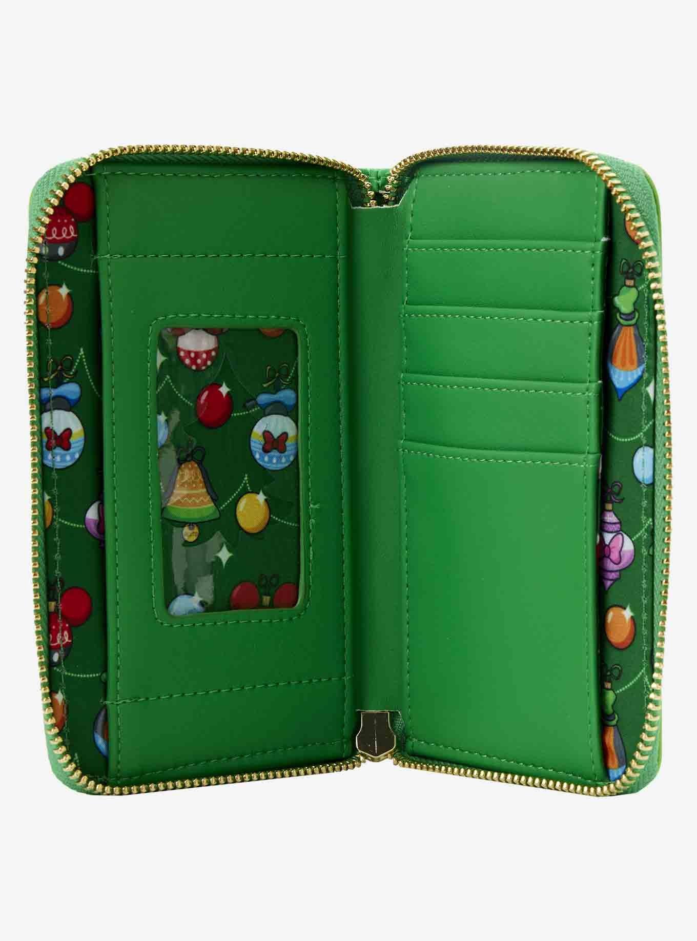 Loungefly Disney Chip 'N Dale Christmas Zipper Wallet, , alternate