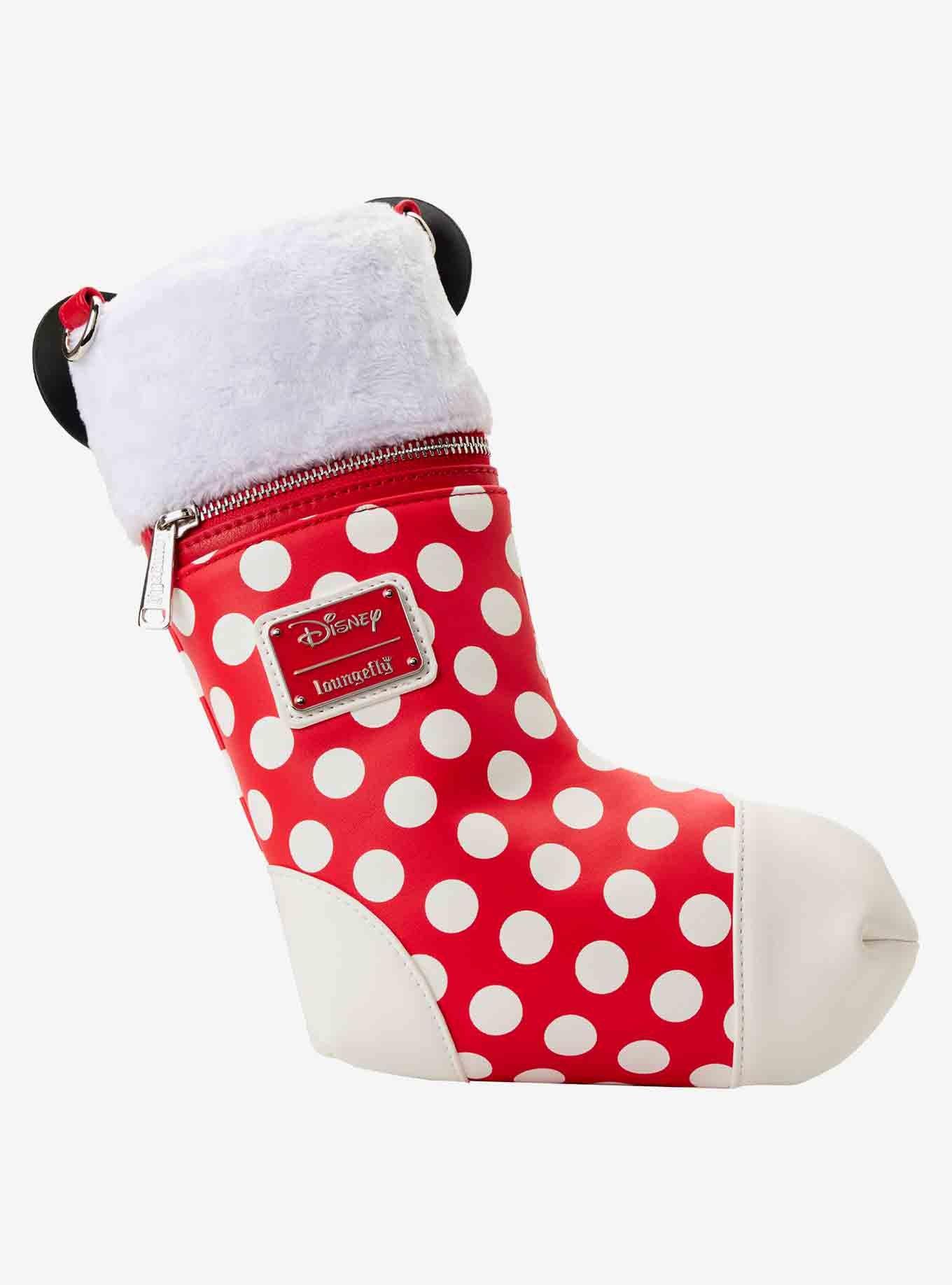 Loungefly Disney Minnie Mouse Holiday Stocking Crossbody Bag, , hi-res