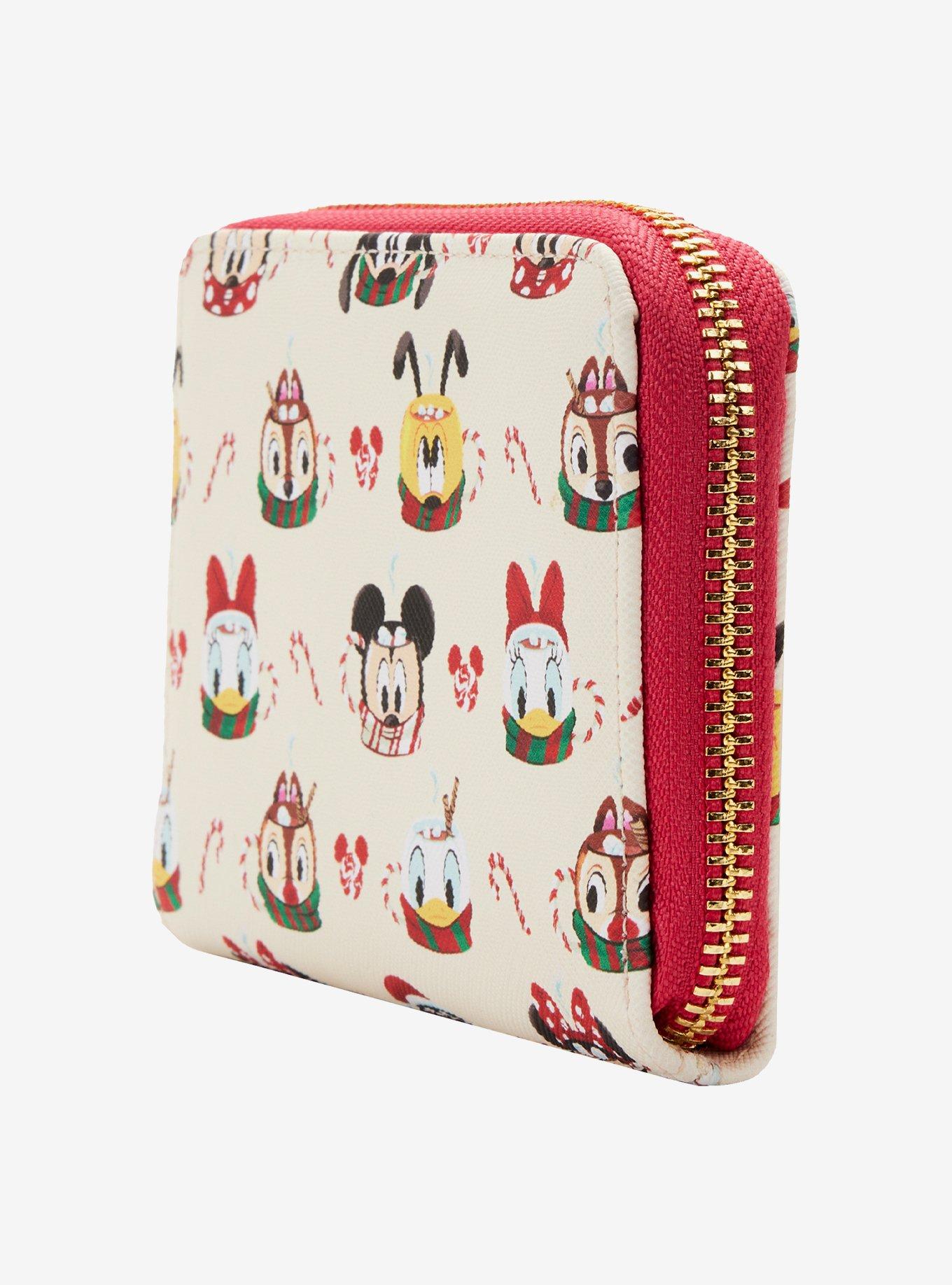 Loungefly Disney Mickey Mouse & Friends Hot Cocoa Mugs Wallet, , alternate