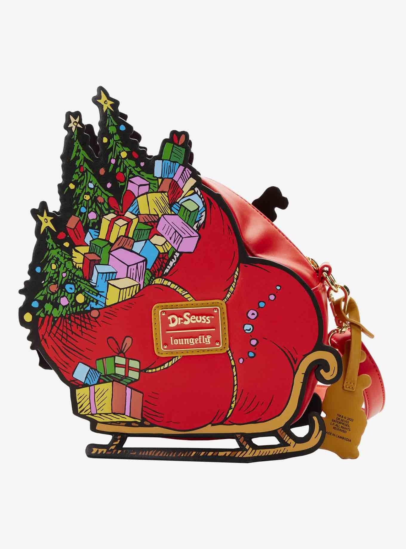 Loungefly How The Grinch Stole Christmas! Sleigh Crossbody Bag, , alternate