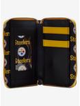 Loungefly NFL Pittsburg Steelers Icon Zipper Wallet, , alternate