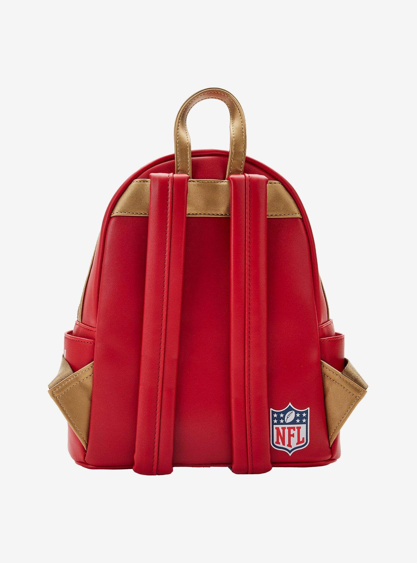 Loungefly NFL San Francisco 49ers Icon Patches Mini Backpack, , alternate