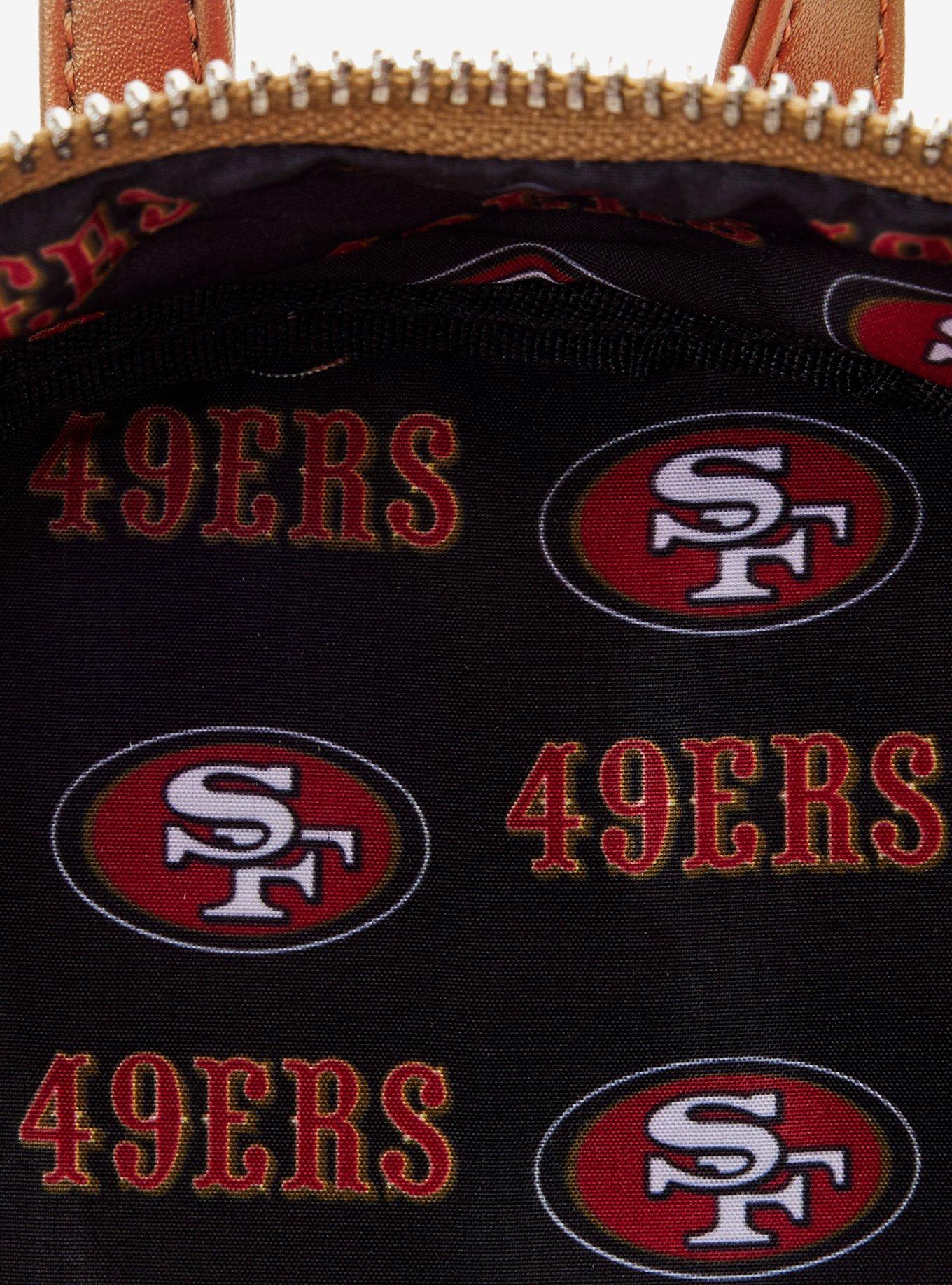 Loungefly NFL San Francisco 49ers Icon Patches Mini Backpack, , alternate