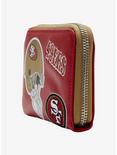 Loungefly NFL San Francisco 49ers Icon Zipper Wallet, , alternate