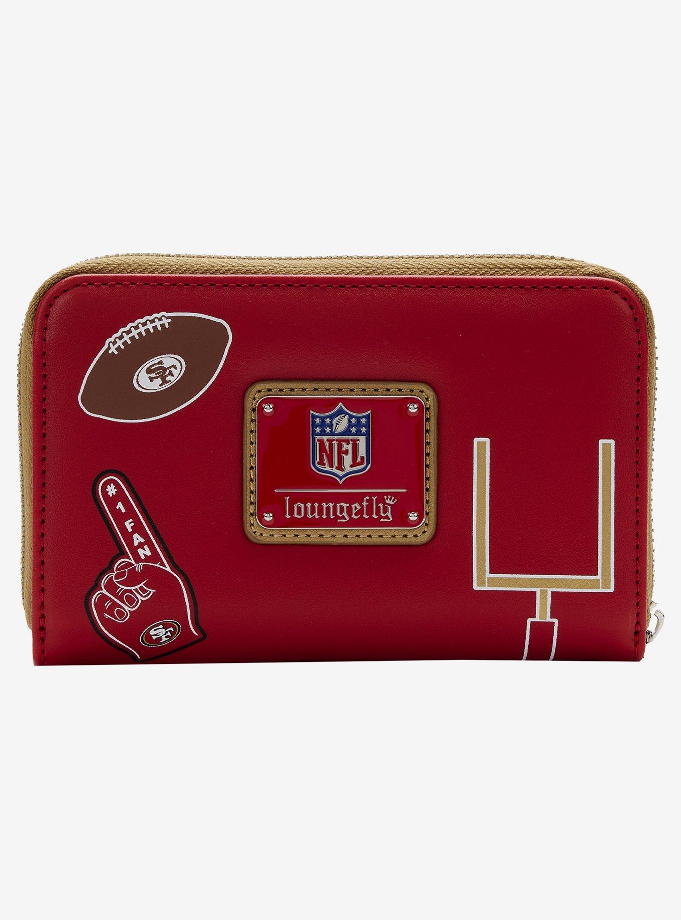 Loungefly NFL San Francisco 49ers Icon Zipper Wallet, , alternate