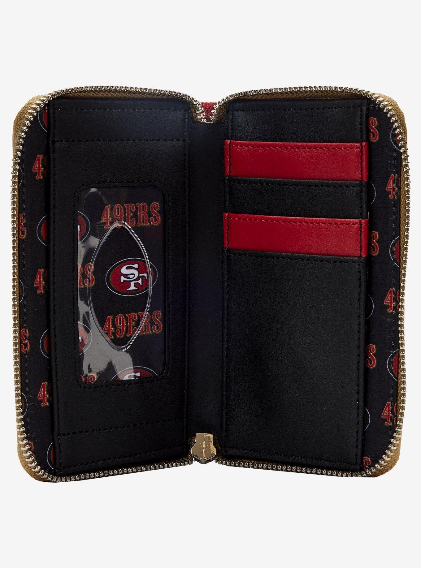 Loungefly NFL San Francisco 49ers Icon Zipper Wallet, , alternate