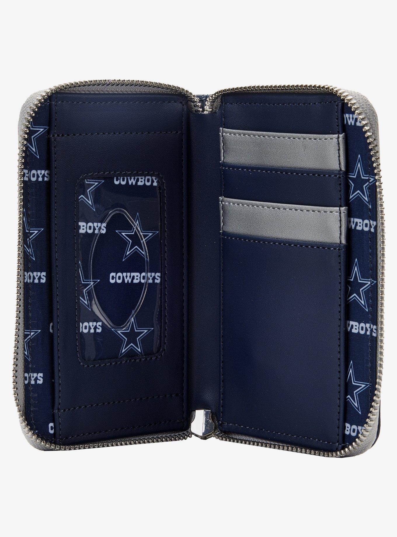 Loungefly NFL Dallas Cowboys Icon Zipper Wallet, , alternate