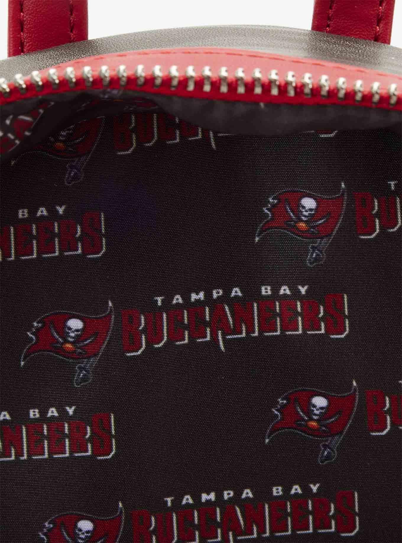 Loungefly NFL Tampa Bay Buccaneers Icon Patches Mini Backpack, , alternate