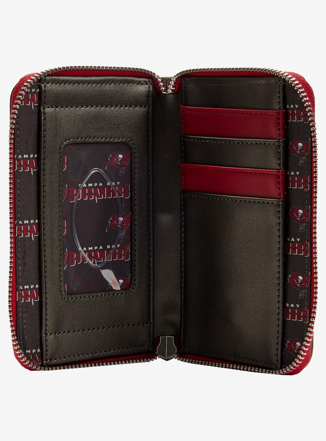 Loungefly NFL Tampa Bay Buccaneers Icon Zipper Wallet, , alternate