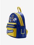 Loungefly NFL LA Rams Icon Patches Mini Backpack, , alternate