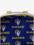 Loungefly NFL LA Rams Icon Patches Mini Backpack, , alternate