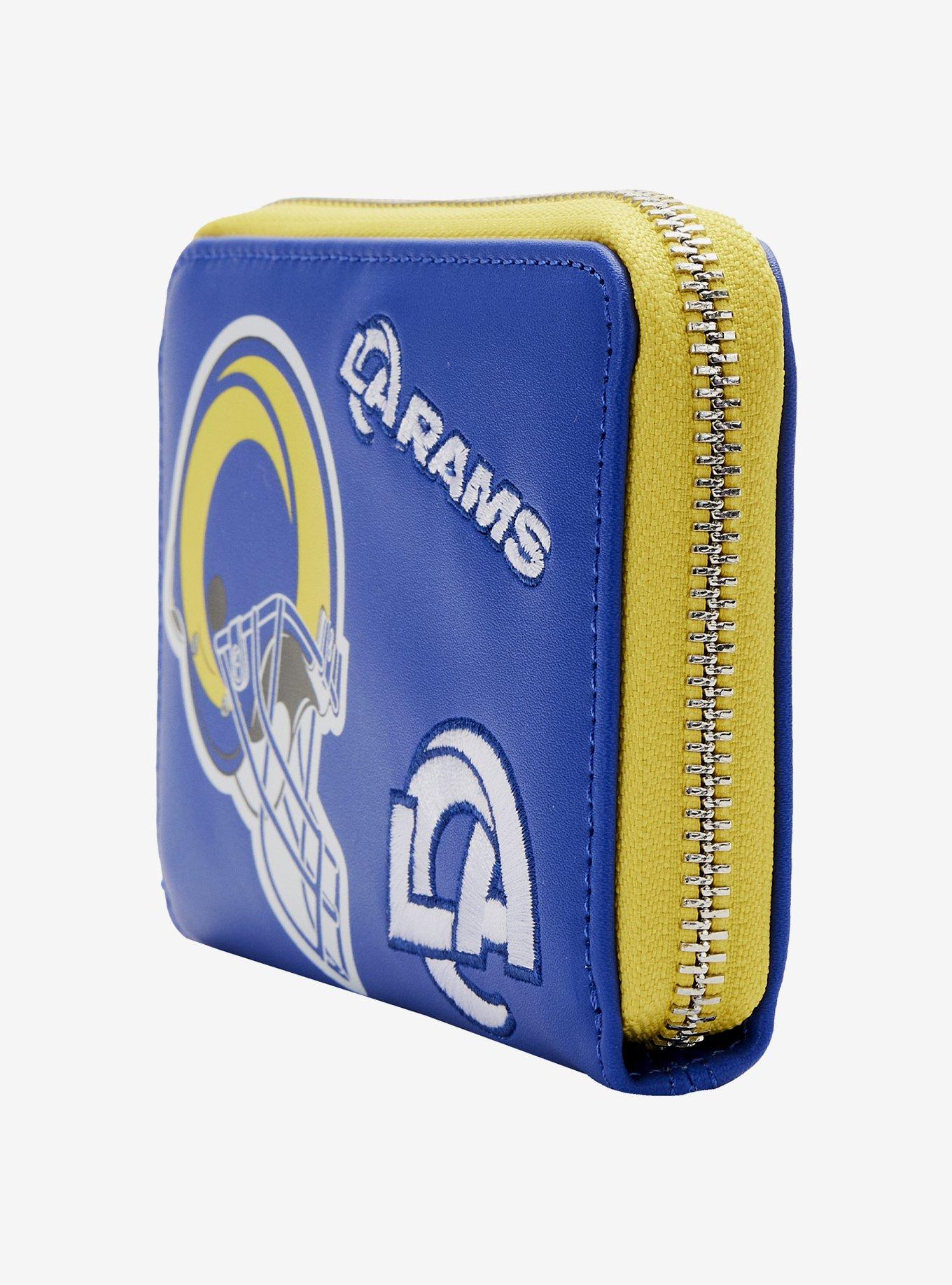 Loungefly NFL LA Rams Icon Zipper Wallet, , hi-res