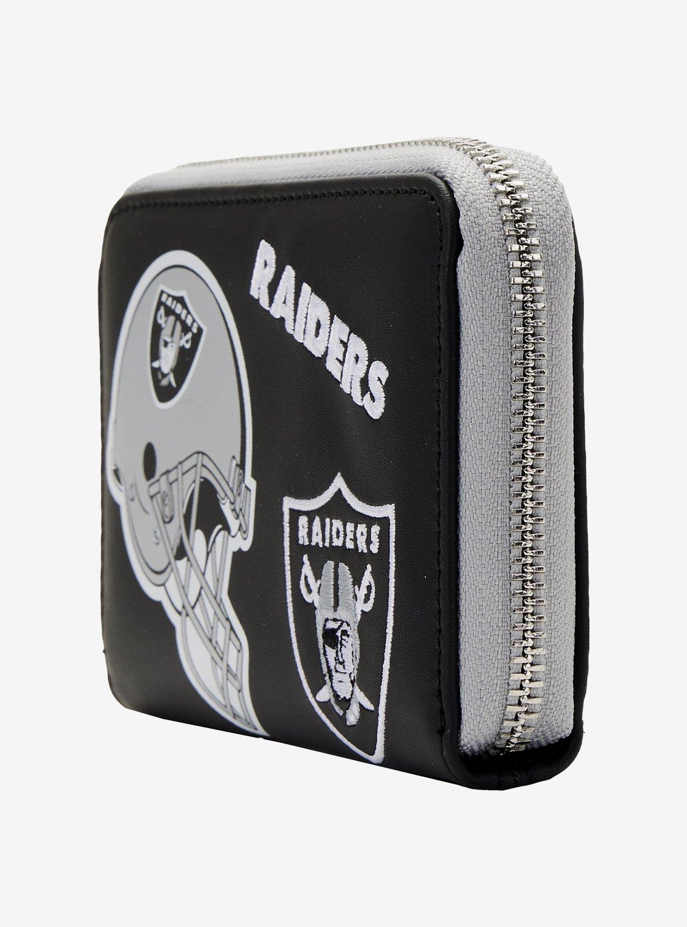 Loungefly NFL Las Vegas Raiders Icon Zipper Wallet, , alternate