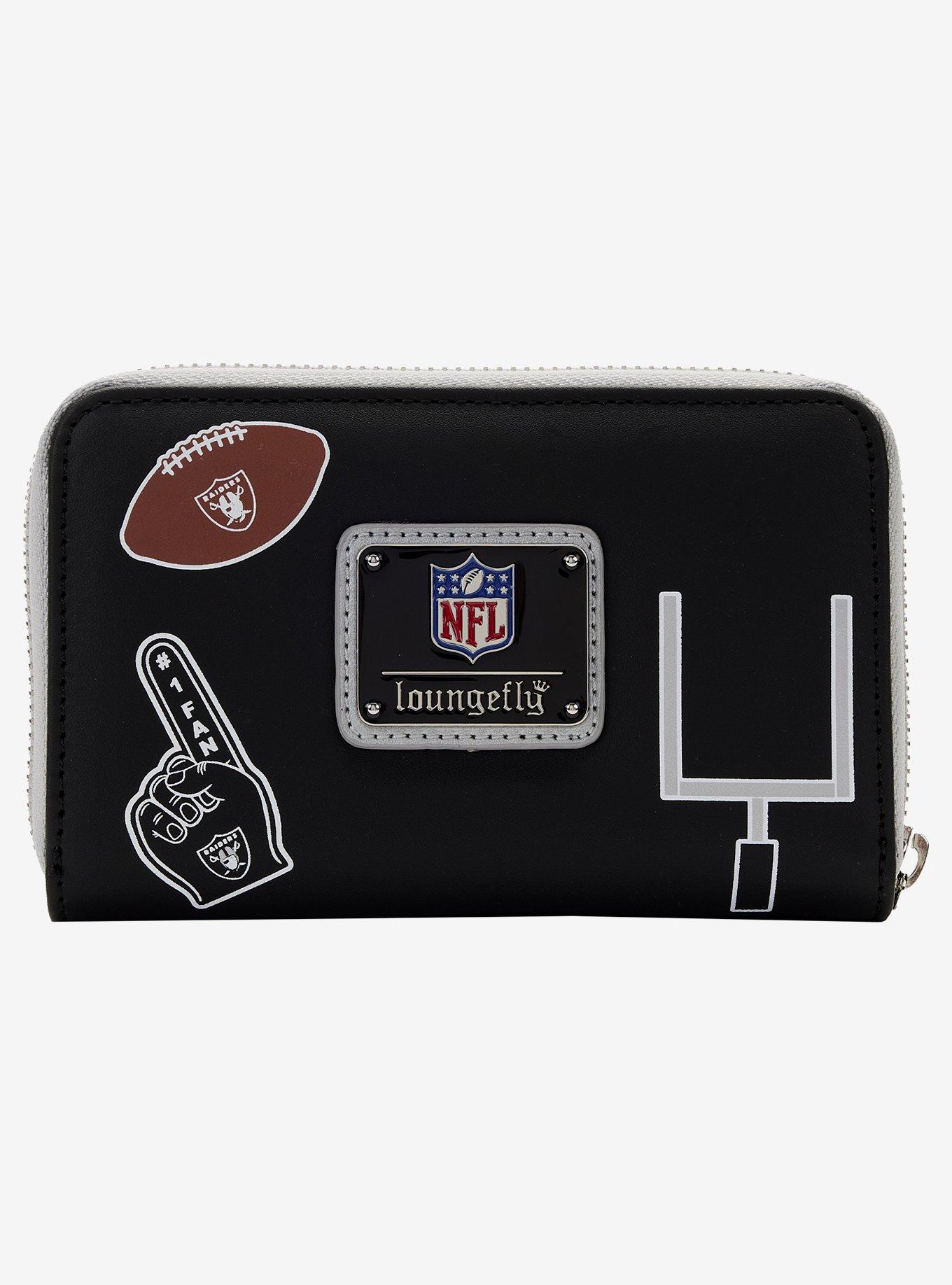 Loungefly NFL Las Vegas Raiders Icon Zipper Wallet, , alternate