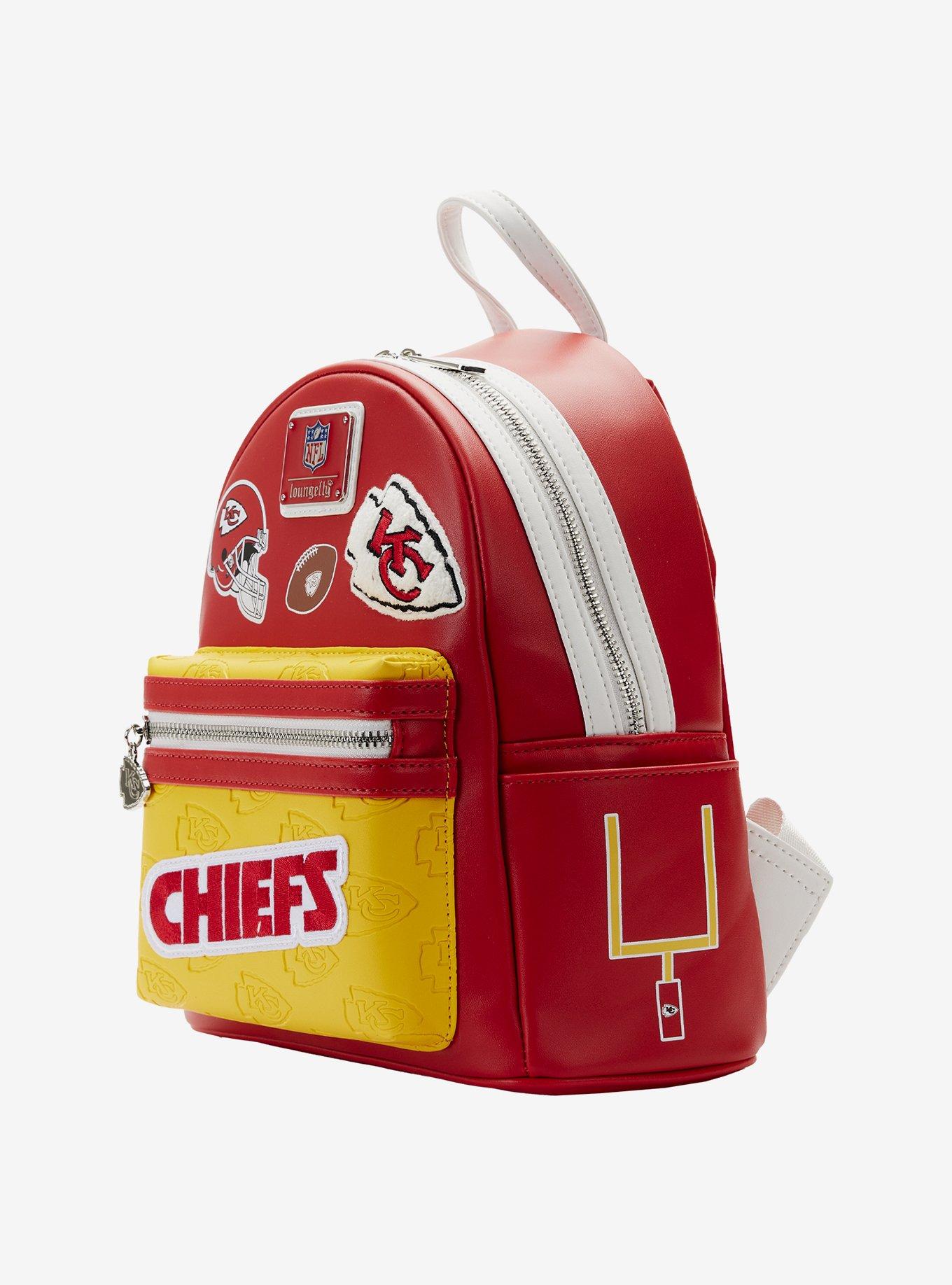 Loungefly NFL Kansas City Chiefs Icon Patches Mini Backpack, , alternate