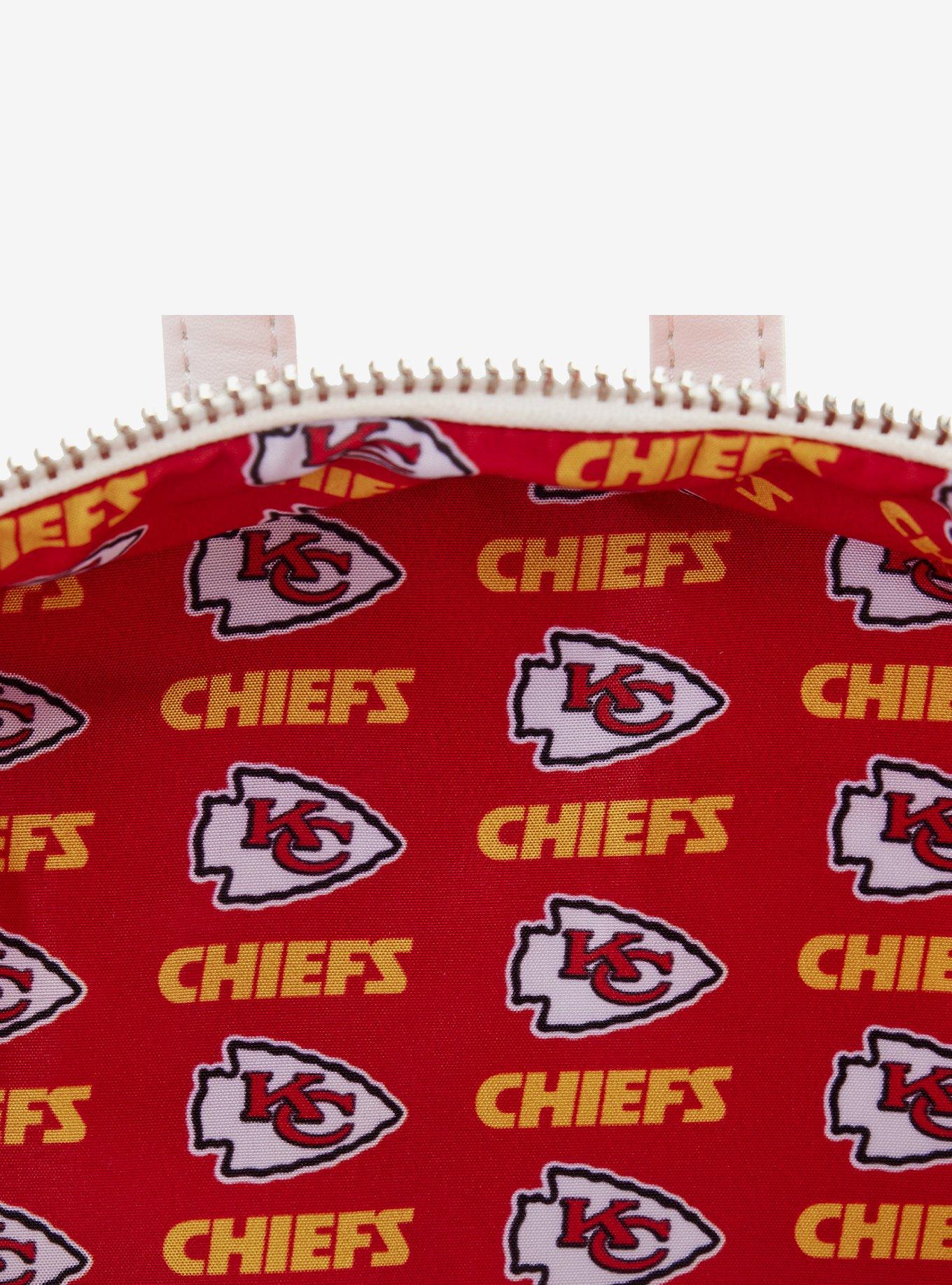 Loungefly NFL Kansas City Chiefs Icon Patches Mini Backpack, , alternate