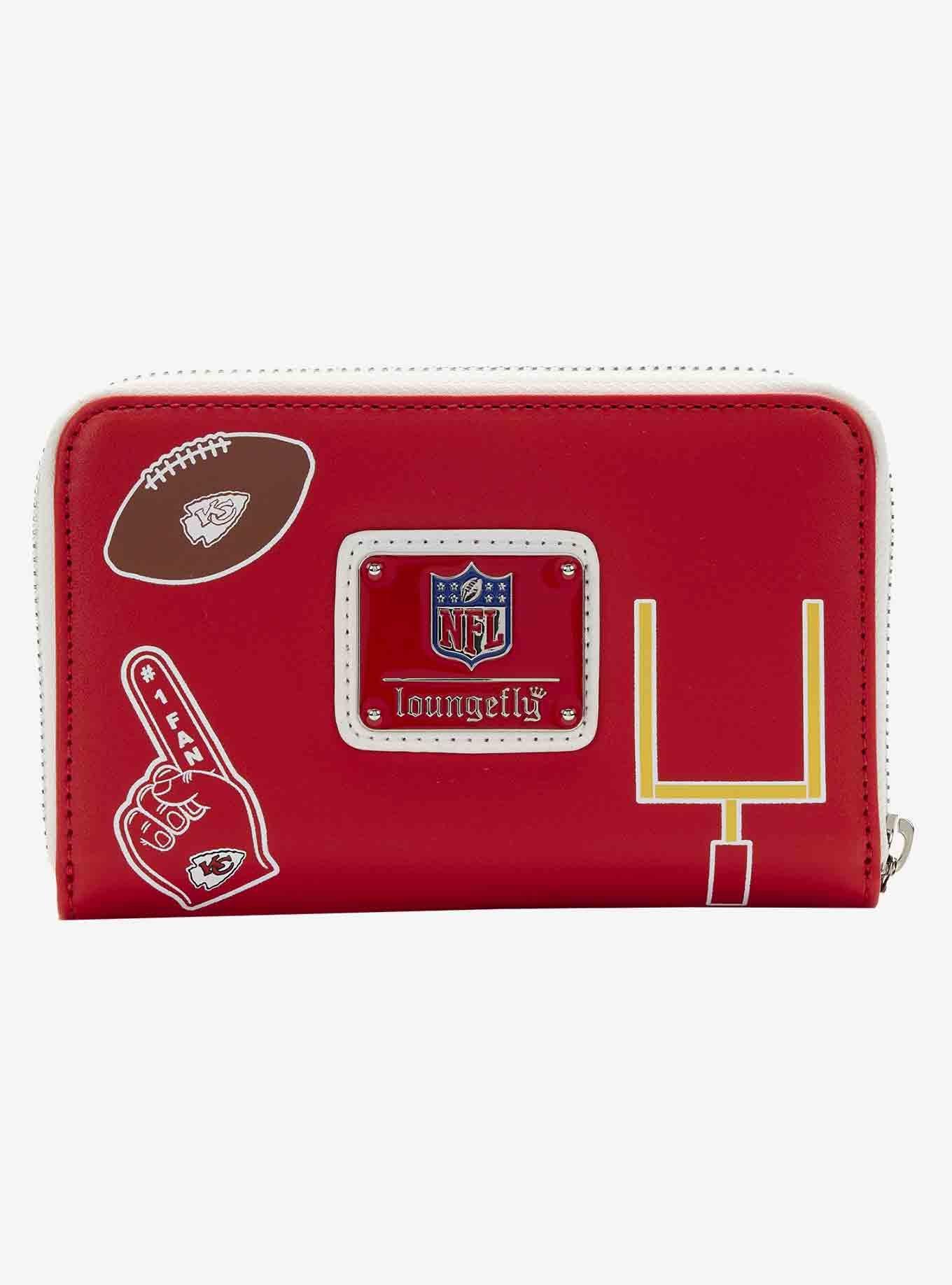 Loungefly NFL Kansas City Chiefs Icon Zipper Wallet, , alternate
