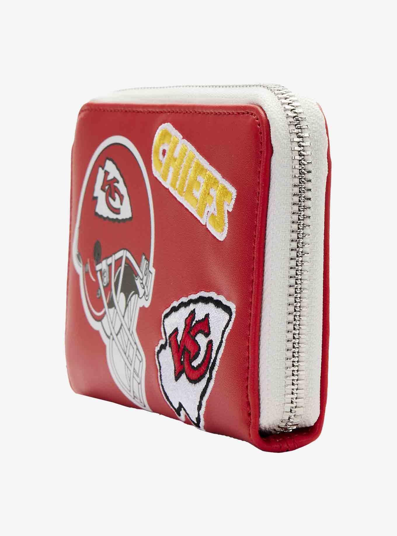 Loungefly NFL Kansas City Chiefs Icon Zipper Wallet, , alternate