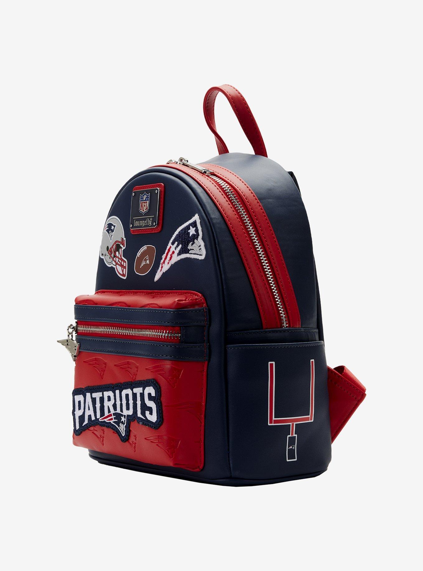 Loungefly NFL New England Patriots Icon Patches Mini Backpack, , hi-res