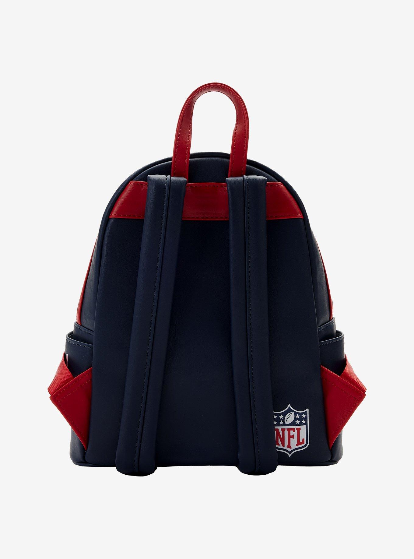 Loungefly NFL New England Patriots Icon Patches Mini Backpack, , alternate