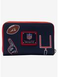 Loungefly NFL New England Patriots Icon Zipper Wallet, , alternate