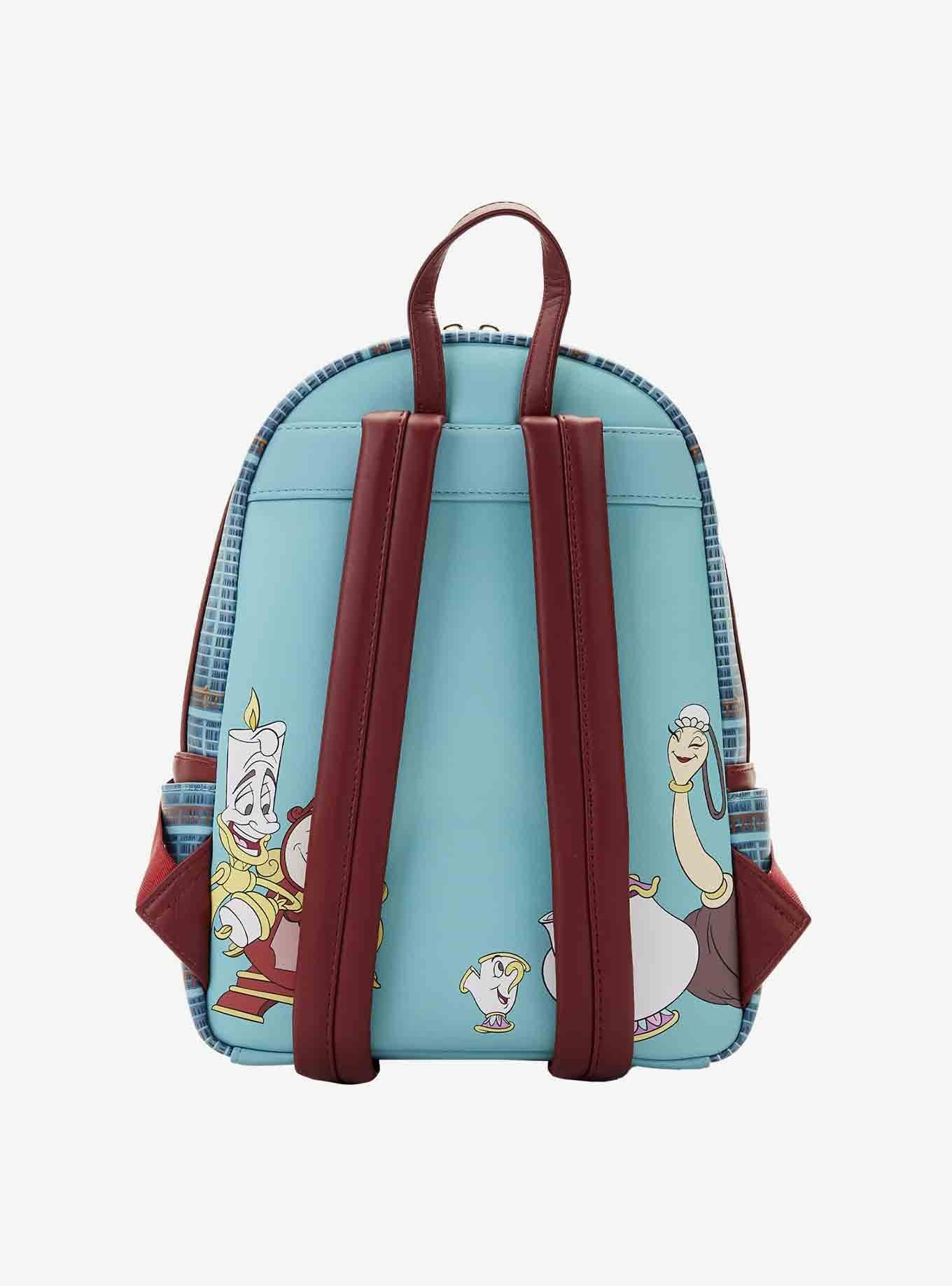 Loungefly Disney Beauty And The Beast Library Mini Backpack, , alternate