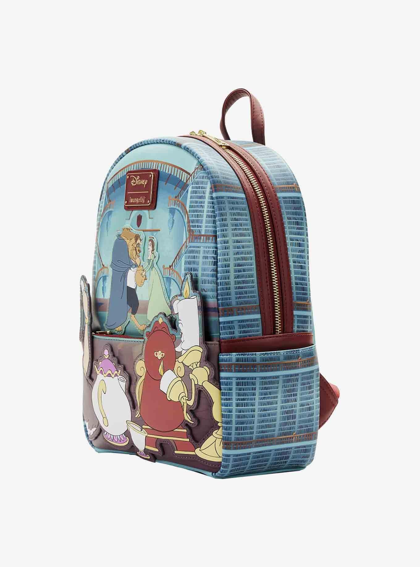 Loungefly Disney Beauty And The Beast Library Mini Backpack, , alternate