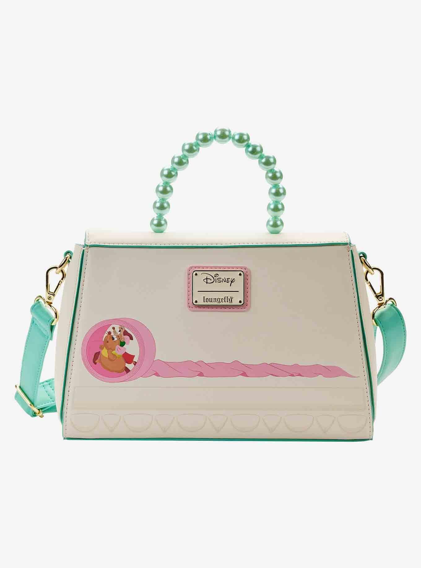 Loungefly Disney Cinderella Jaq & Gus Gus Crossbody Bag, , alternate