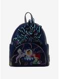 Loungefly Disney The Little Mermaid Ursula’s Lair Glow-In-the-Dark Mini Backpack, , alternate