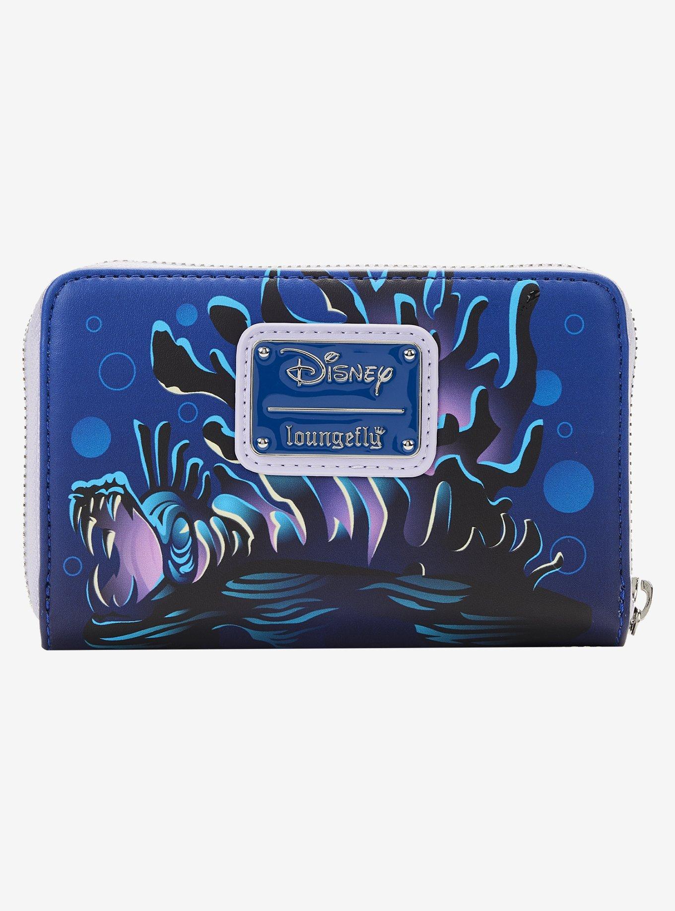 Loungefly Disney The Little Mermaid Ursula’s Lair Glow-In-the-Dark Small Zip Wallet, , alternate