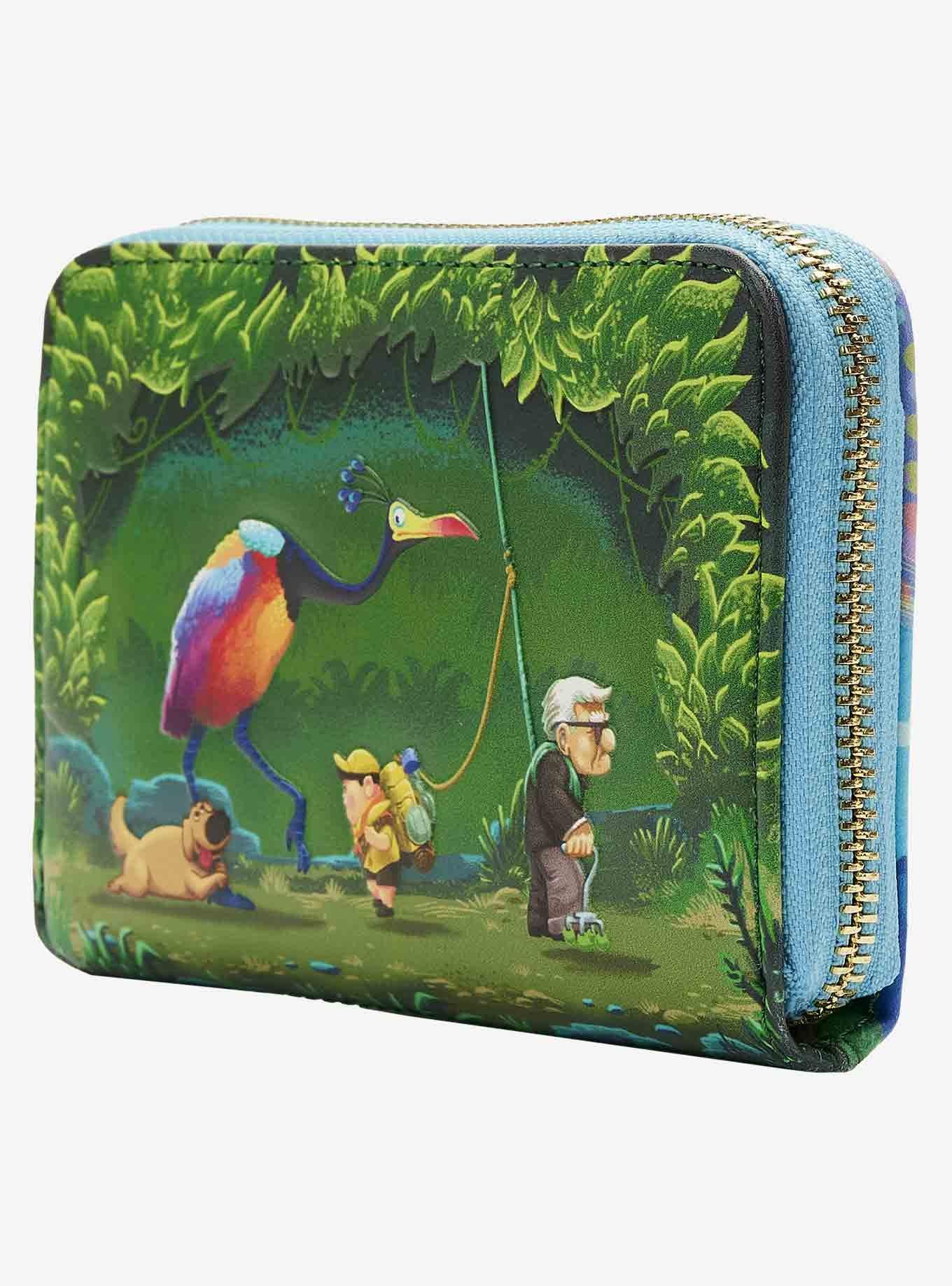 Loungefly Disney Pixar Up Jungle Mini Zipper Wallet, , alternate