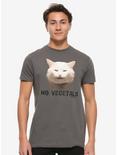 Smudge Lord Cat No Vegetals T-Shirt, CHARCOAL, alternate
