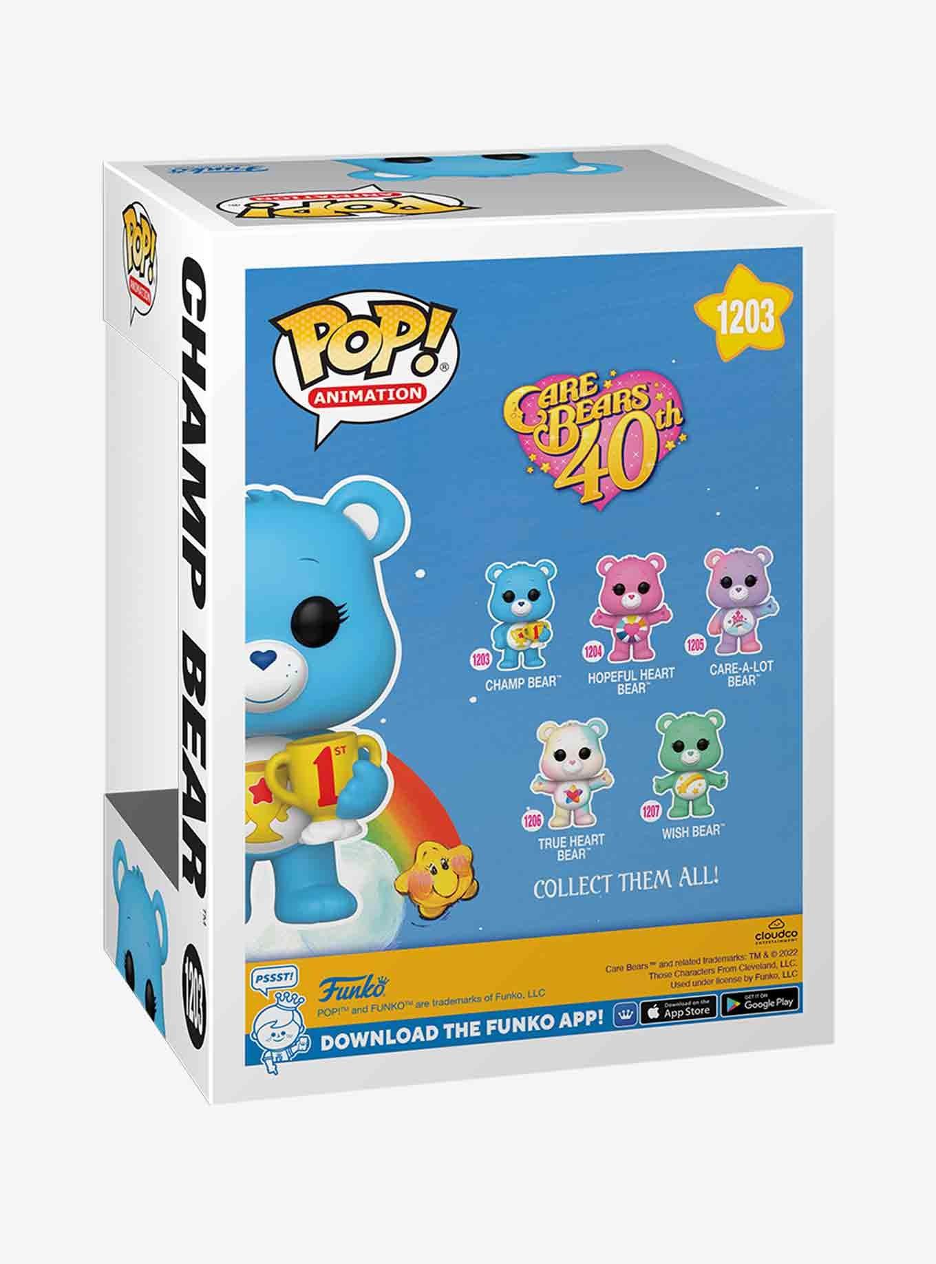 Funko Pop! Animation Care Bears 40th Champ Bear Vinyl Figure, , alternate