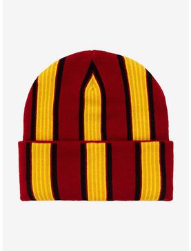 Harry Potter Gryffindor Striped Beanie - BoxLunch Exclusive, , hi-res