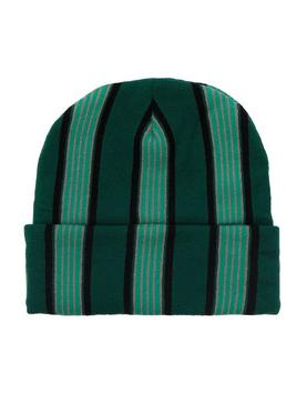 Plus Size Harry Potter Slytherin Striped Cuff Beanie - BoxLunch Exclusive, , hi-res