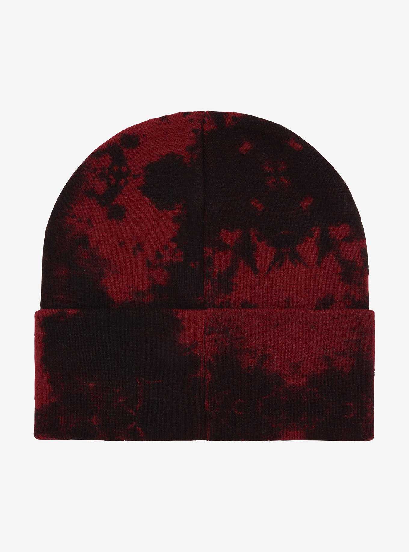 Naruto Shippuden Akatsuki Clouds Acid Wash Cuff Beanie - BoxLunch Exclusive, , hi-res