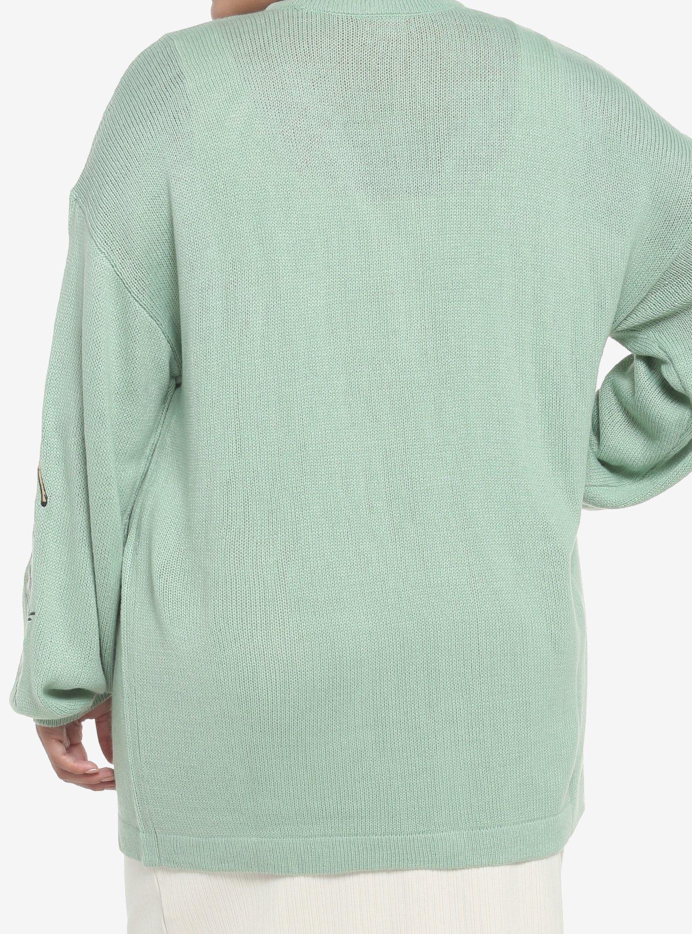 Disney Bambi Embroidered Cardigan Plus Size, GREEN, alternate