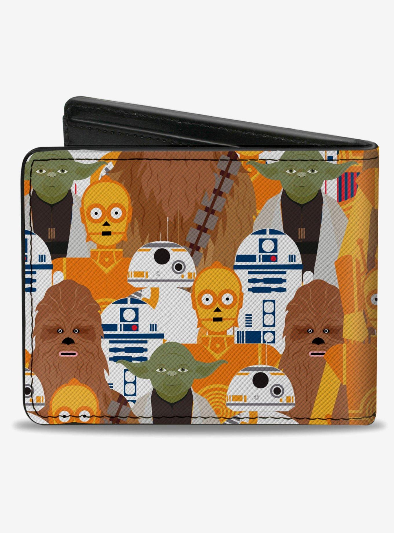 Buckle-Down Star Wars Characters Bifold Wallet, , alternate