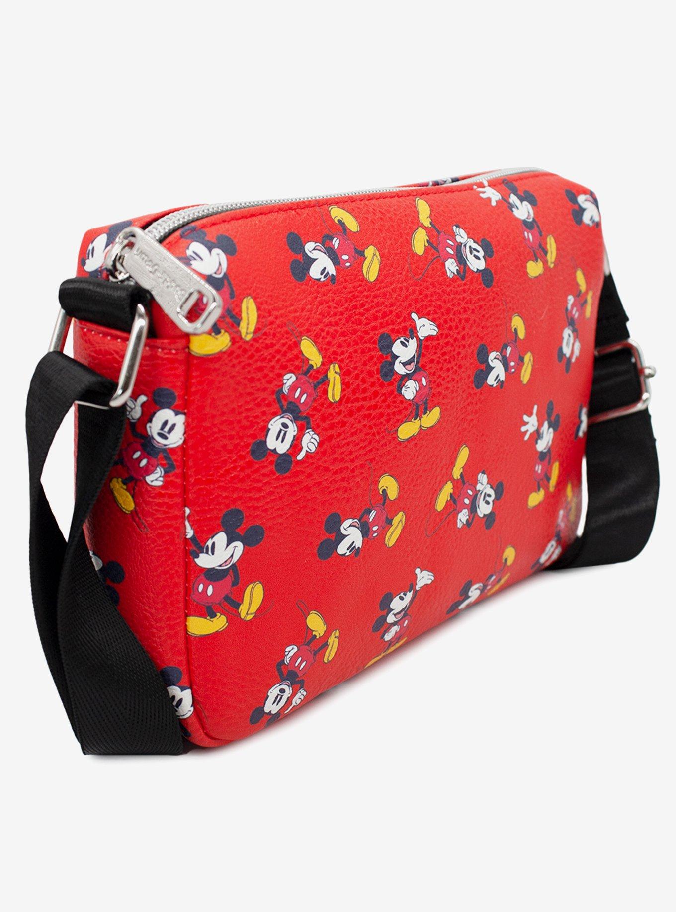 Disney Mickey Mouse Classic Vegan Leather Crossbody Bag, , alternate