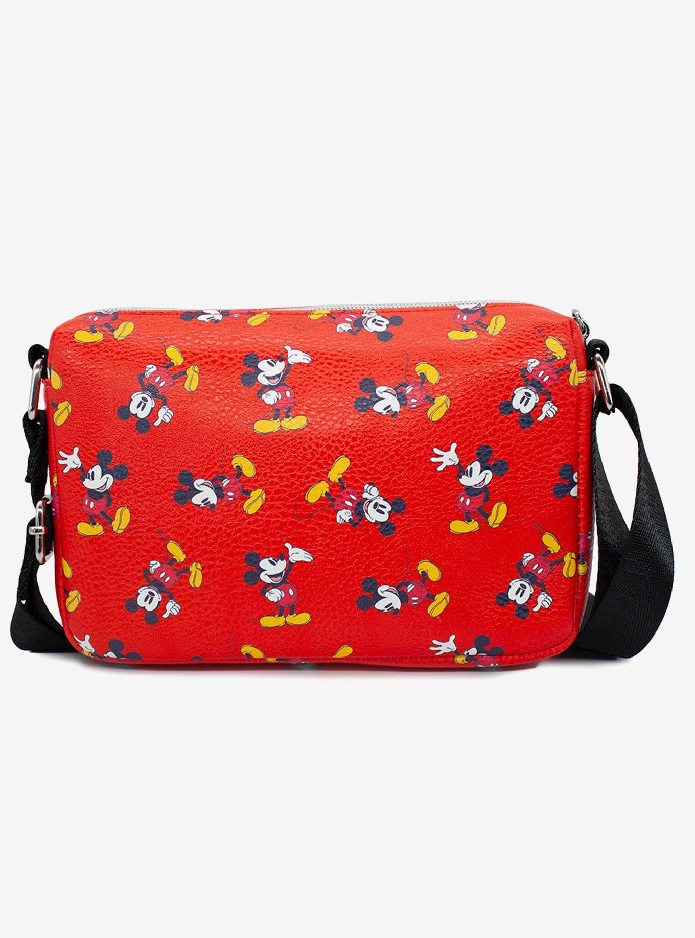 Disney Mickey Mouse Classic Vegan Leather Crossbody Bag, , alternate