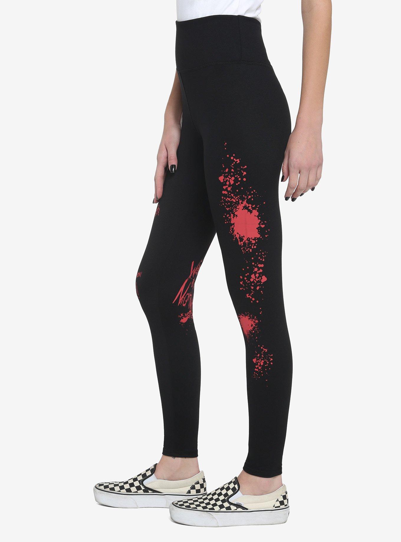 A Nightmare On Elm Street Freddy Silhouette Leggings, MULTI, alternate