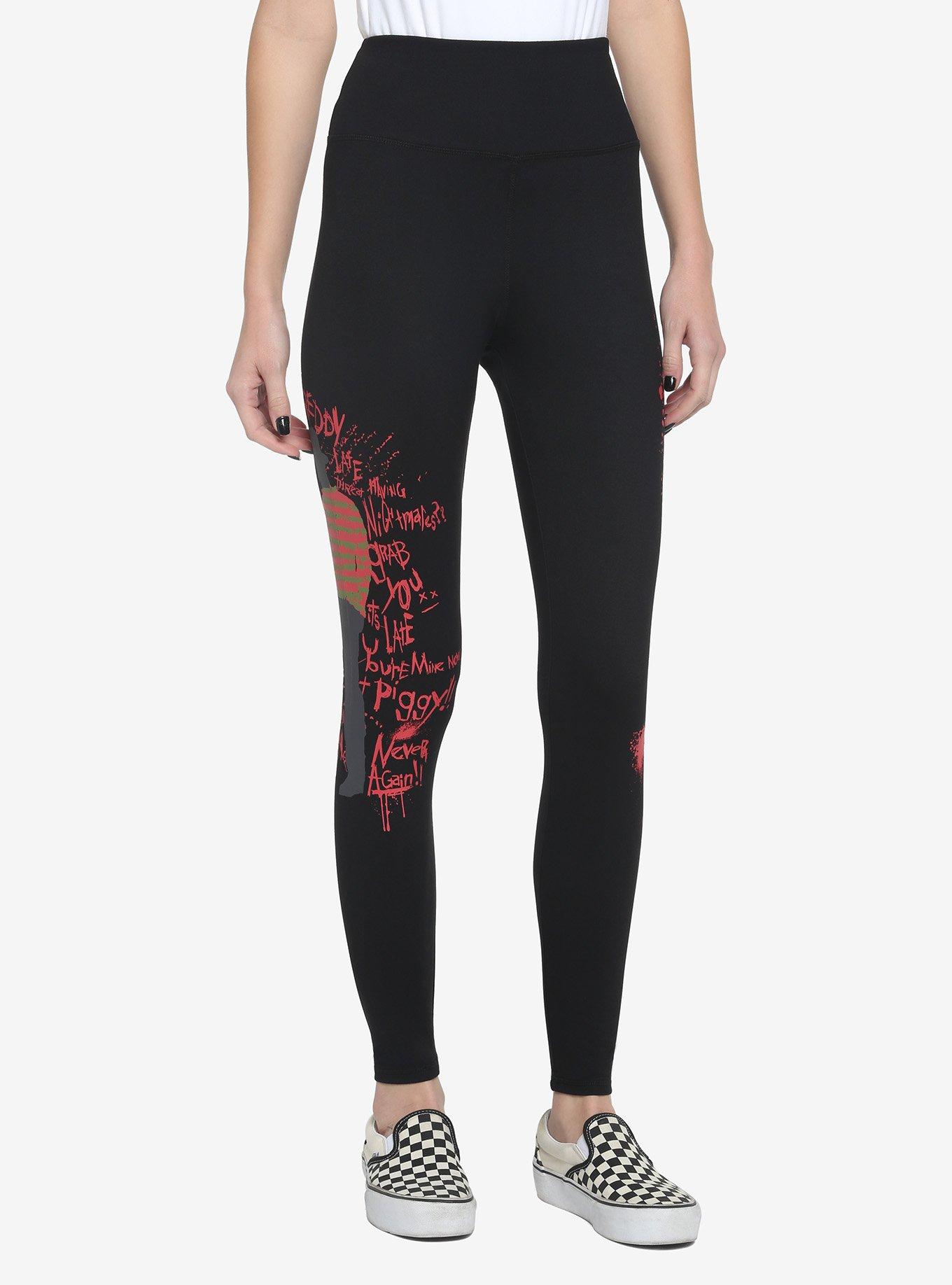 A Nightmare On Elm Street Freddy Silhouette Leggings, MULTI, alternate